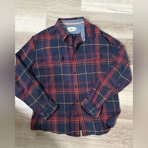 The Normal Brand Blue and Red Plaid Shirt